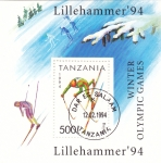 Stamps Tanzania -  OLIMPIADAS DE INVIERNO LILLEHAMMER'94