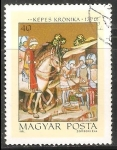 Stamps Hungary -  Decapitación de Pagano Jefe Koppany,