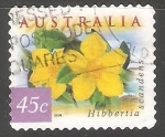 Stamps Australia -   Hibbertia Scandens 