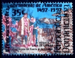 Stamps Dominican Republic -  REP DOMINICANA_SCOTT 917.02 DESTRUCCION DEL FUERTE NAVIDAD. $0,30