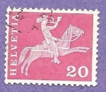 Stamps Switzerland -  INTERCAMBIO