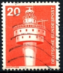 Stamps Germany -  ALEMANIA_SCOTT 1172.01 ANTIGUO FARO OCCIDENTAL. $0,2