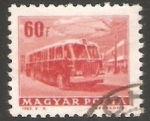 Stamps Hungary -  Bus