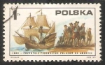 Stamps Poland -  First Poles Arriving on 