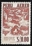 Stamps Peru -  Aves