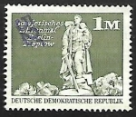 Stamps Germany -  Monumento sovietico  en Berlin