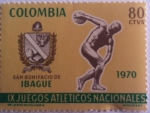 Stamps : America : Colombia :  IX juegos atléticos nacionales