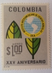 Stamps : America : Colombia :  XXV Aniversario OEA