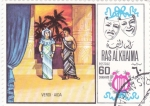 Stamps United Arab Emirates -  AIDA- Verdi