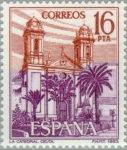 Stamps : Europe : Spain :  TURISMO-1983 (Catedral-Ceuta)