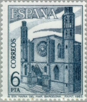 Stamps : Europe : Spain :  TURISMO-1983 (Basílica Sta. Mª del Mar-Barcelona)