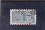 Stamps Colombia -  palacio de comunicaciones