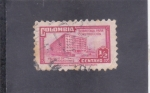 Stamps Colombia -  palacio de comunicaciones