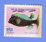 Stamps Equatorial Guinea -    PEZ  COFRE  AZUL