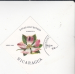 Stamps Nicaragua -  Flor-rosas silvestres