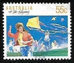 Stamps Australia -  Cometas