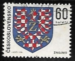 Stamps Czechoslovakia -  Escudo de armas de Znojmo