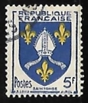 Stamps France -  Escudo de armas - Saint Tonge