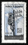 Stamps Mozambique -  Telecomunicaciones