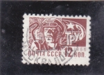 Stamps Russia -  obrero