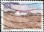 Stamps Denmark -  Scott#668 intercambio, 0,30 usd, 2,00 coronas 1980