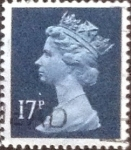 Stamps United Kingdom -  Scott#MH98 intercambio, 0,35 usd, 17 p. 1990