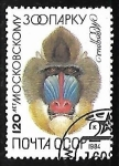 Stamps Russia -   Moscow Zoo, 120th Anniversary