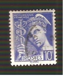 Stamps France -  INTERCAMBIO