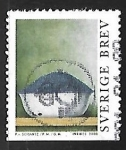 Stamps Sweden -  Cesta de arandanos