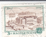 Stamps Hungary -  PANORAMICA DE PEST 1872