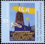 Stamps Germany -  100 years International Aerospace Exhibition Frankfurt am Ma (GFR)