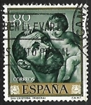 Stamps Spain -  Jose de Ribera 