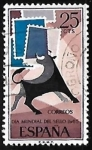 Stamps Spain -  Dia mundial del sello 1965