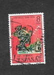 Stamps Spain -  Edf 2212 - Centenario de la Unión Postal Universal