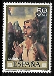 Stamps Spain -  Dia del sello -  Luis de Morales  