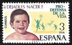 Stamps Spain -  Pro-defensa de la vida