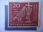 Stamps Germany -  Alemania,República Federal - Conferencia Mundial Eucarística - Congreso Mundial Eucarístico.