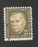 Stamps United States -  1289 - George Catlett Marshall