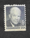 Stamps United States -  1393 - Dwight David Eisenhower