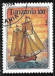 Stamps Tanzania -  Velero Galeas