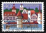 Stamps Switzerland -  Lugar de interés - Lucerna