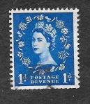 Stamps United Kingdom -  293 - Isabel II