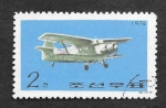 Stamps North Korea -  1254 - Avión