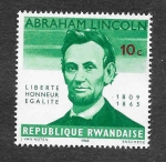 Stamps Rwanda -  92 - Centenario de la Muerte de Abraham Lincoln