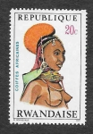 Stamps Rwanda -  398 - Tocados Africanos