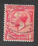 Stamps United Kingdom -  160 - Jorge V del Reino Unido