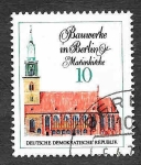 Stamps Germany -  1287 - Edificio de Berlín