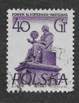 Stamps Poland -  672 - Monumento a Nicolas Copernico