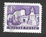 Stamps Hungary -  1365 - Castillo de Eger