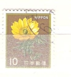 Stamps Japan -  crisantemo